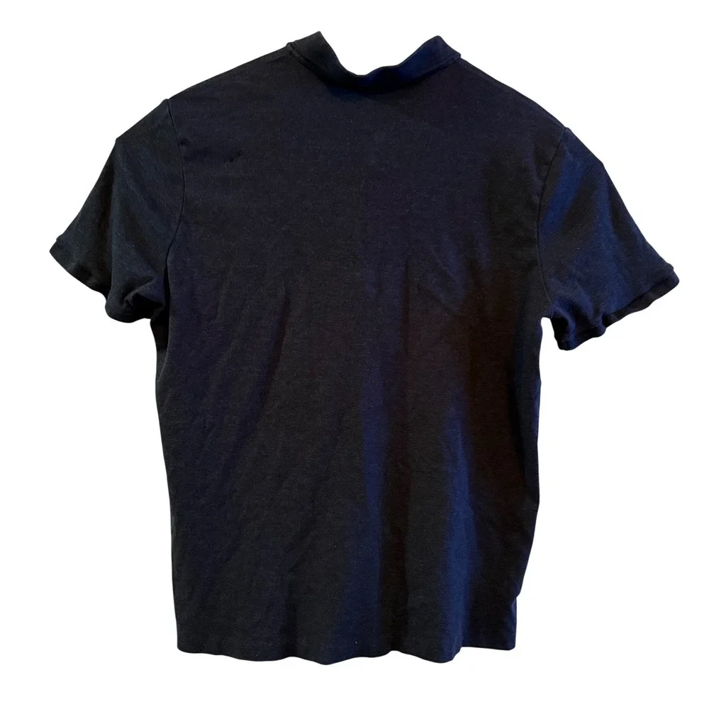 Polo Ralph Lauren Boys XL Dark Gray Classic Fit Short Sleeve Polo Shirt Cotton
